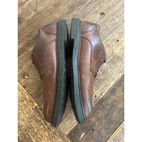 Timberland Men\'s Waterproof Brown Leather Oxford Shoes Size 9 M JL